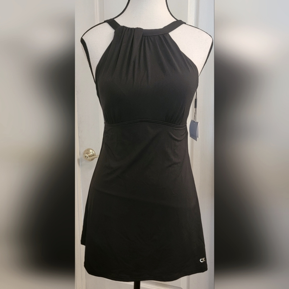 CALVIN KLIEN 🩱Black SWIMSUIT Sz 6 NWT